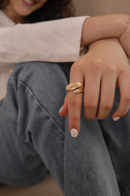 Redeemed: Gold Statement Ring