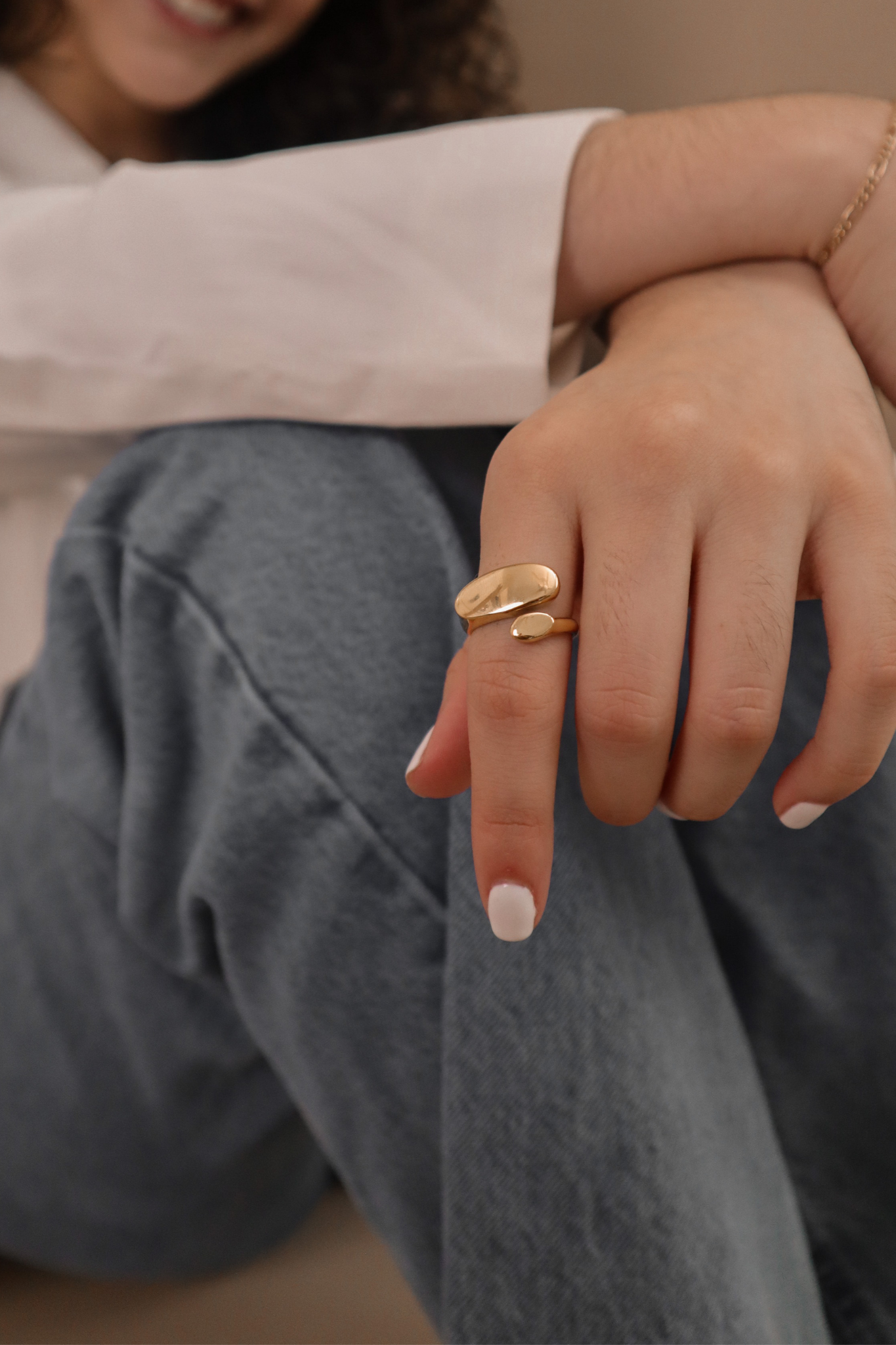Redeemed: Gold Statement Ring